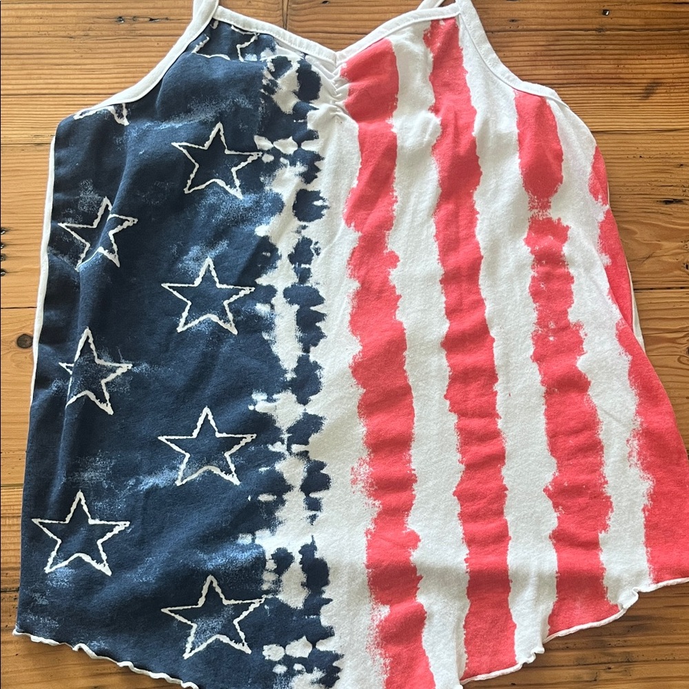 SO Red, White, and Blue Stars Tank Top